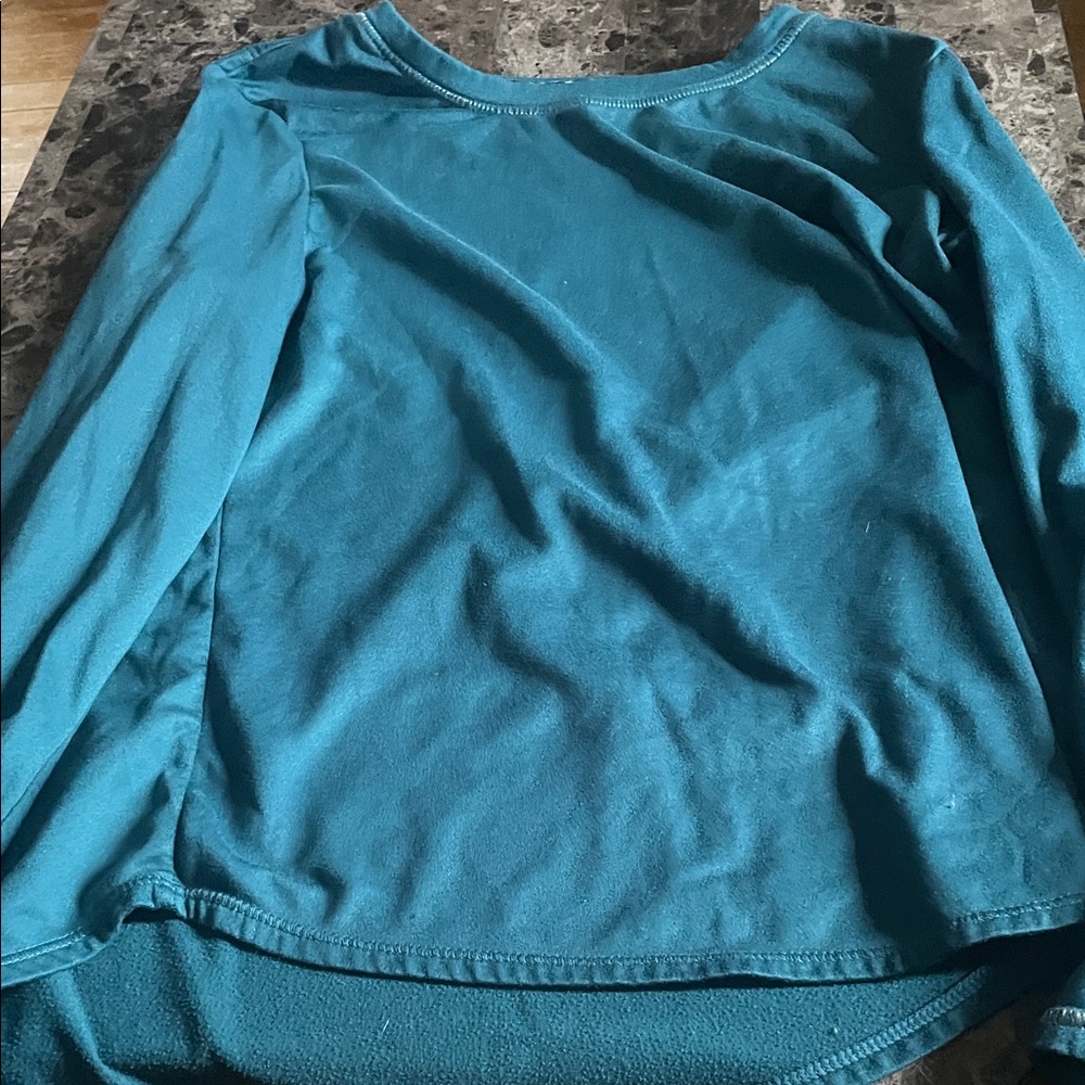Teal Long Sleeve Women's Top